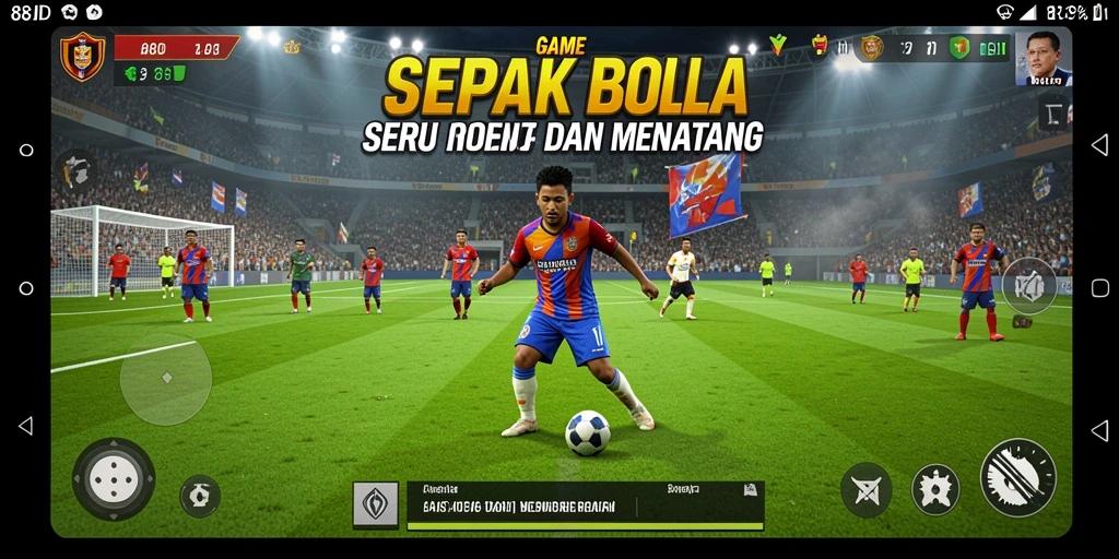 Tampilan permainan <strong>88ID</strong> yang dinamis dan menarik dalam aksi sepak bola.