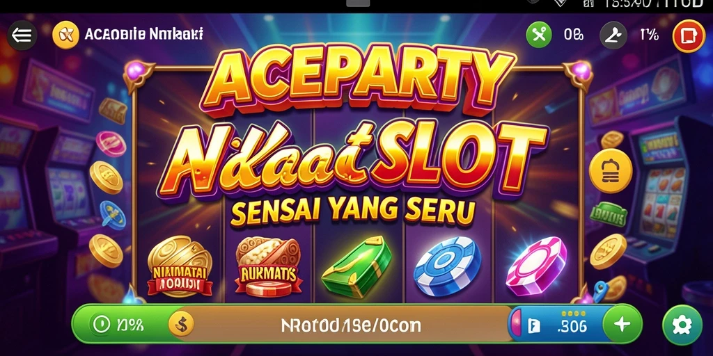 Tampilan gameplay ACEPARTY yang menampilkan keseruan permainan Slot.