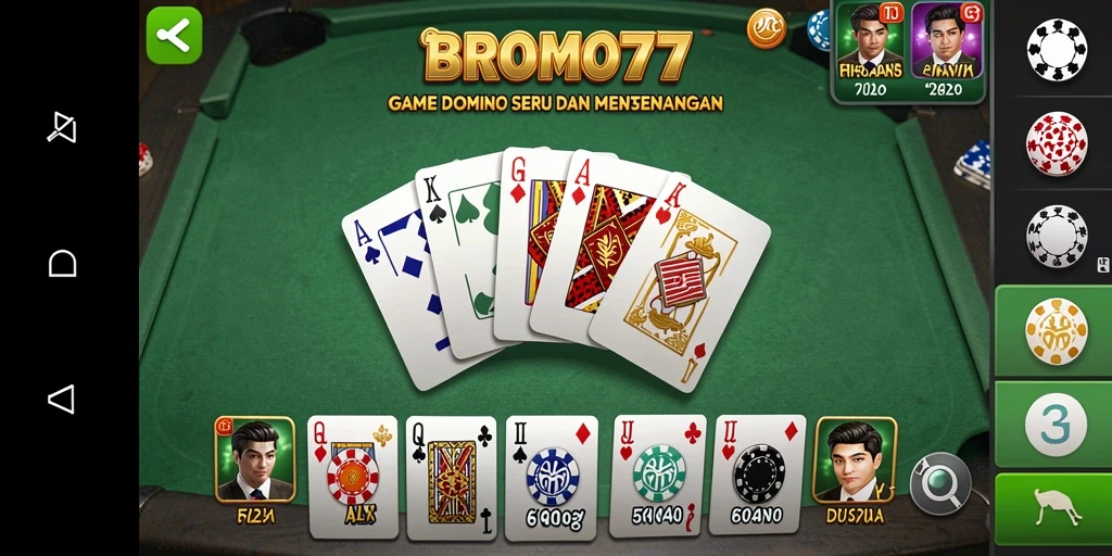 Tampilan gameplay BROMO77 yang seru dan menarik