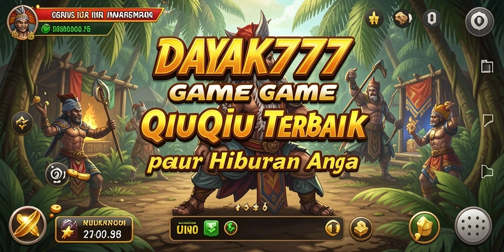 Tampilan gameplay QiuQiu yang seru di DAYAK777.