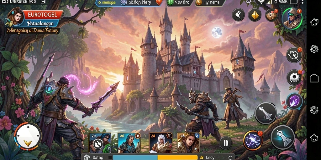 Tampilan gameplay seru dari EUROTOGEL dengan petualangan menantang.
