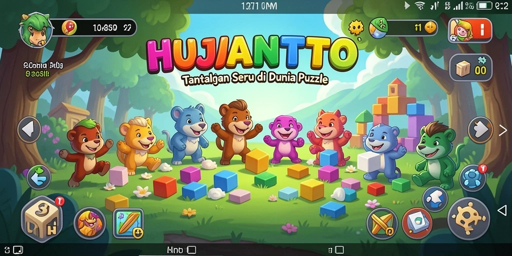 Screenshot HUJANTOTO yang menampilkan gameplay seru.
