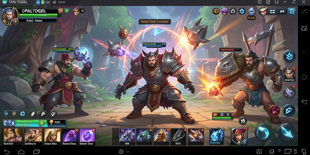 Tampilan menarik dari gameplay OPALTOGEL dalam mode strategis.