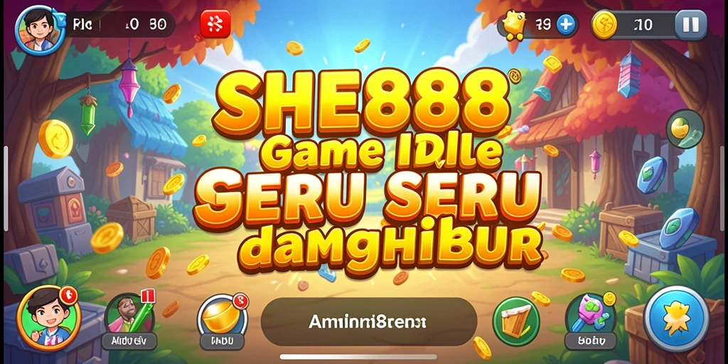 Tampilan gameplay Idle yang seru di SHE888 dengan grafik menawan.
