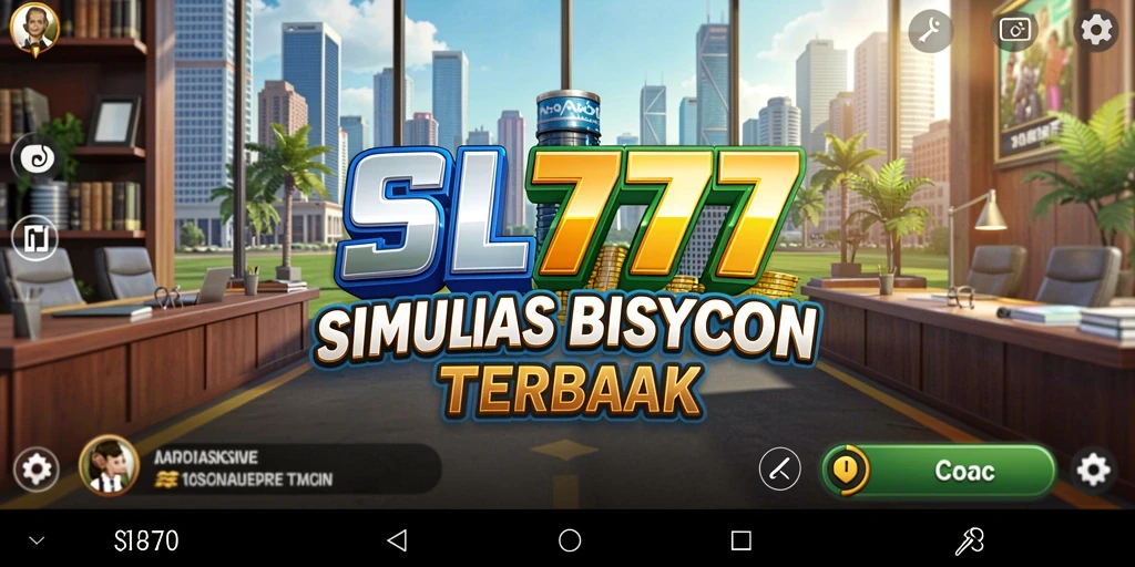 Screenshot SL777 menampilkan gameplay seru dalam mengelola bisnis Tycoon.