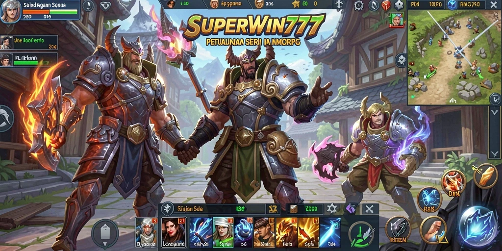 Gameplay <strong>SUPERWIN777</strong> dengan aksi pertarungan yang mendebarkan.
