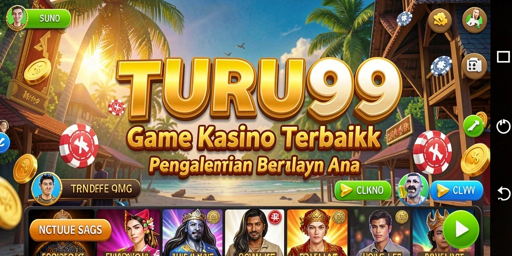 Tampilan gameplay TURU99 yang menggembirakan dan seru.